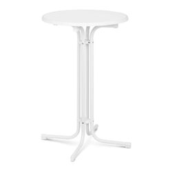 Stół barowy - biały - składany - Ø70 cm - 110 cm | RC-BIS70FW