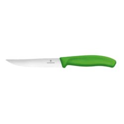Nóż do pizzy 12 cm z falistym ostrzem - zielony | Victorinox 6.7936.12L4