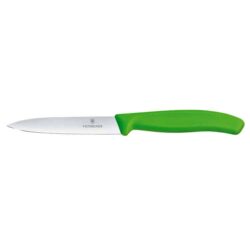 Nóż do warzyw 10 cm - zielony | Victorinox 6.7706.L114