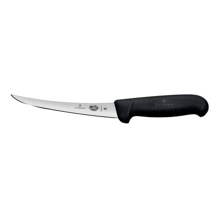 Nóż do trybowania 15cm - czarny | Victorinox Fibrox 5.6603.15