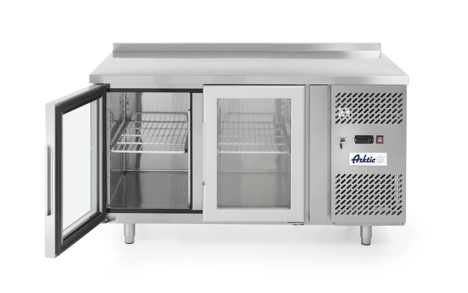 Stoły chłodnicze przeszklone, Arktic, 280L, 230V/250W, 1360x700x(H)850mm
