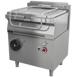 Gazowa patelnia smażalnicza 50 L - 800x700 mm - 10 kW - 700.PTG-03