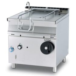 Gazowa patelnia smażalnicza 80 L - 800x900 mm - 22 kW - BR80-98G/N