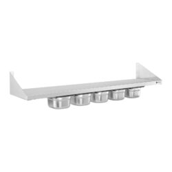 Półka na przyprawy - 5 x 1/6 GN - 120 cm
