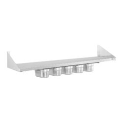 Półka na przyprawy - 5 x 1/9 GN - 90 cm