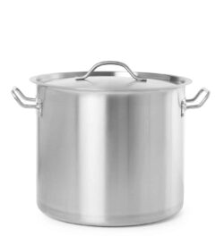 Wysoki garnek z pokrywką - 36 L - Budget Line | Hendi 834404