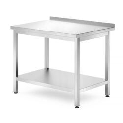Stół przyścienny z półką - skręcany, głębokość 700 mm, HENDI, Kitchen Line, 1000x700x850 mm, 1000x700x(H)850mm