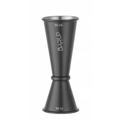 Jigger - miarka barmańska, Bar up, 25ml / 50ml, czarny, ø45x(H)110mm