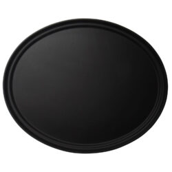 Taca do serwowania Camtread® owalna, antypoślizgowa, Cambro, czarny, czarny, 685x560x(H)32mm