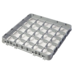 Nadstawka do koszy half drop 500x500 mm szara, model E2, Cambro, liczba przegródek: 25 (5x5), wymiar przegródki: 89x89 mm, szary, 499x499x(H)51mm