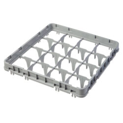 Nadstawka do koszy full drop 500x500 mm szara, model E1, Cambro, liczba przegródek: 16 (4x4), wymiar przegródki: 111x111 mm, szary, 499x499x(H)51mm