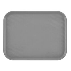 Taca z polipropylenu fast food, duża, Cambro, szara, szary, 355x457x(H)21mm