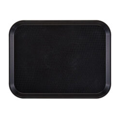 Taca z polipropylenu fast food, średnia, Cambro, czarna, czarny, 300x410x(H)19mm