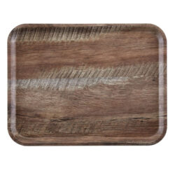 Taca do serwowania Capri, Cambro, ciemny dąb, ciemne drewno, 330x430mm