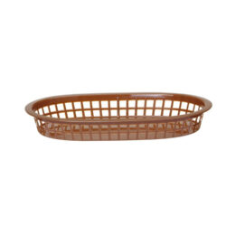 Koszyk do pieczywa owalny, HENDI, brązowy, 6 szt., 275x175x(H)38mm