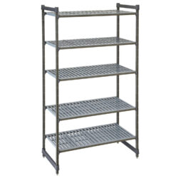 Regał magazynowy Camshelving ® Basics Plus z kompozytu z 4 wentylowanymi półkami, Cambro, 915x460x(H)1830mm