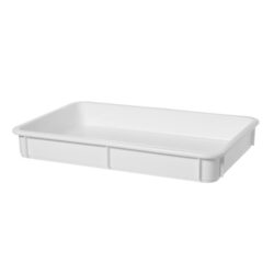 Pojemnik na ciasto na pizzę, AmerBox, Profi Line, biały, 600x400x(H)80mm