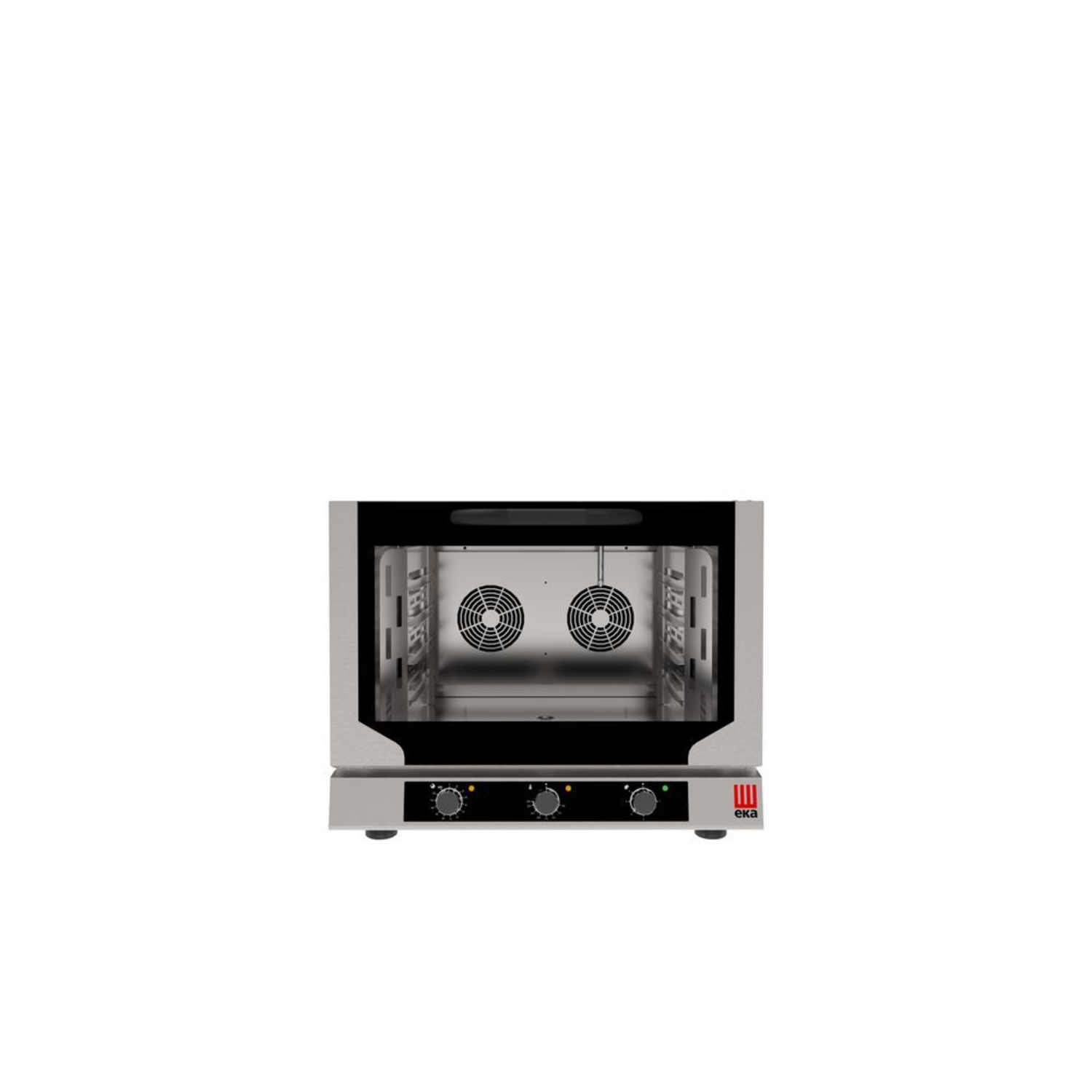 Piec konwekcyjny z nawilżaniem Evolution Next 4x 530x325 mm GN1/1, elektryczny, sterowany elektromechanicznie, Tecnoeka, GN 1/1, 400V/6400W, 784x752x(H)634mm
