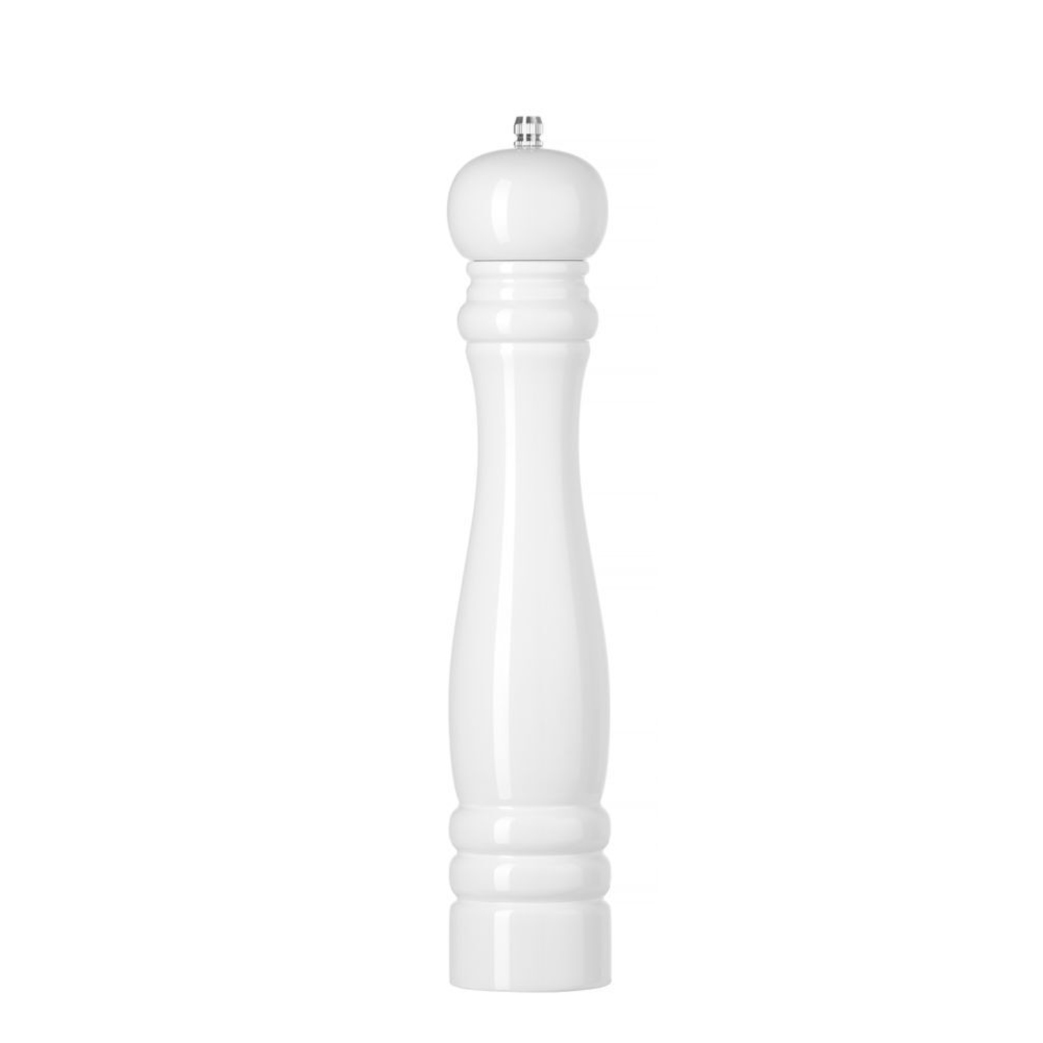 Młynek do soli drewniany, HENDI, biały, ø60x(H)315mm