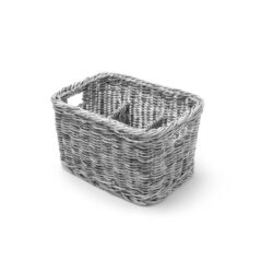 Koszyk na sztućce, HENDI, szary, 260x180x(H)150mm