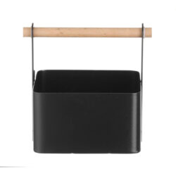 Organizer stołowy czarny, HENDI, 170x130x(H)160mm