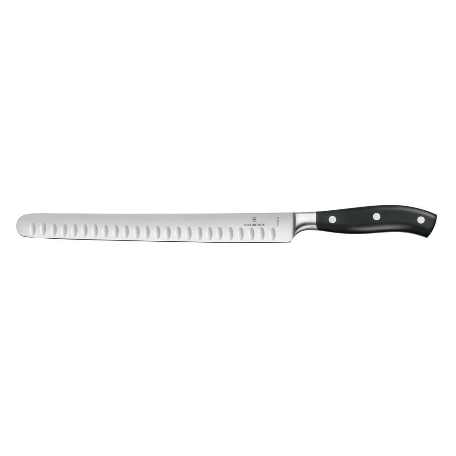 Kuty nóż do plastrowania ze szlifem kulowym, Victorinox, czarny, (L)395mm
