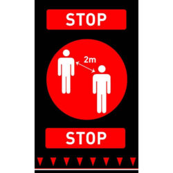 Mata „Zachowaj odstęp”, HENDI, xmm