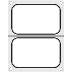 Matryca do zgrzewarki CDS-01, CAS, 2x 178x113mm