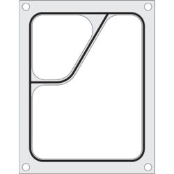 Matryca do zgrzewarki CDS-01, CAS, 227x178mm, dwudzielna COLT