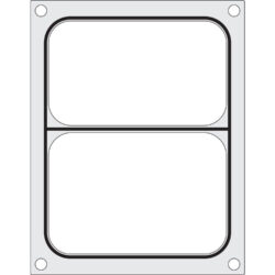 Matryca do zgrzewarki CDS-01, CAS, 227x178mm, dwudzielna