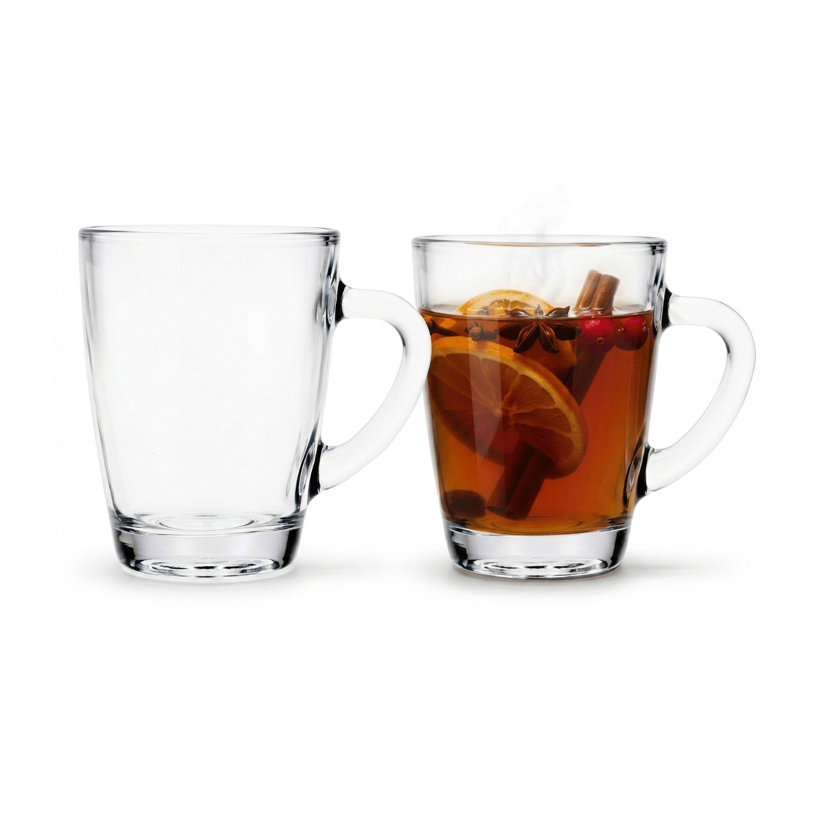 Szklany kubek do kawy Vega z uchem - 250 ml