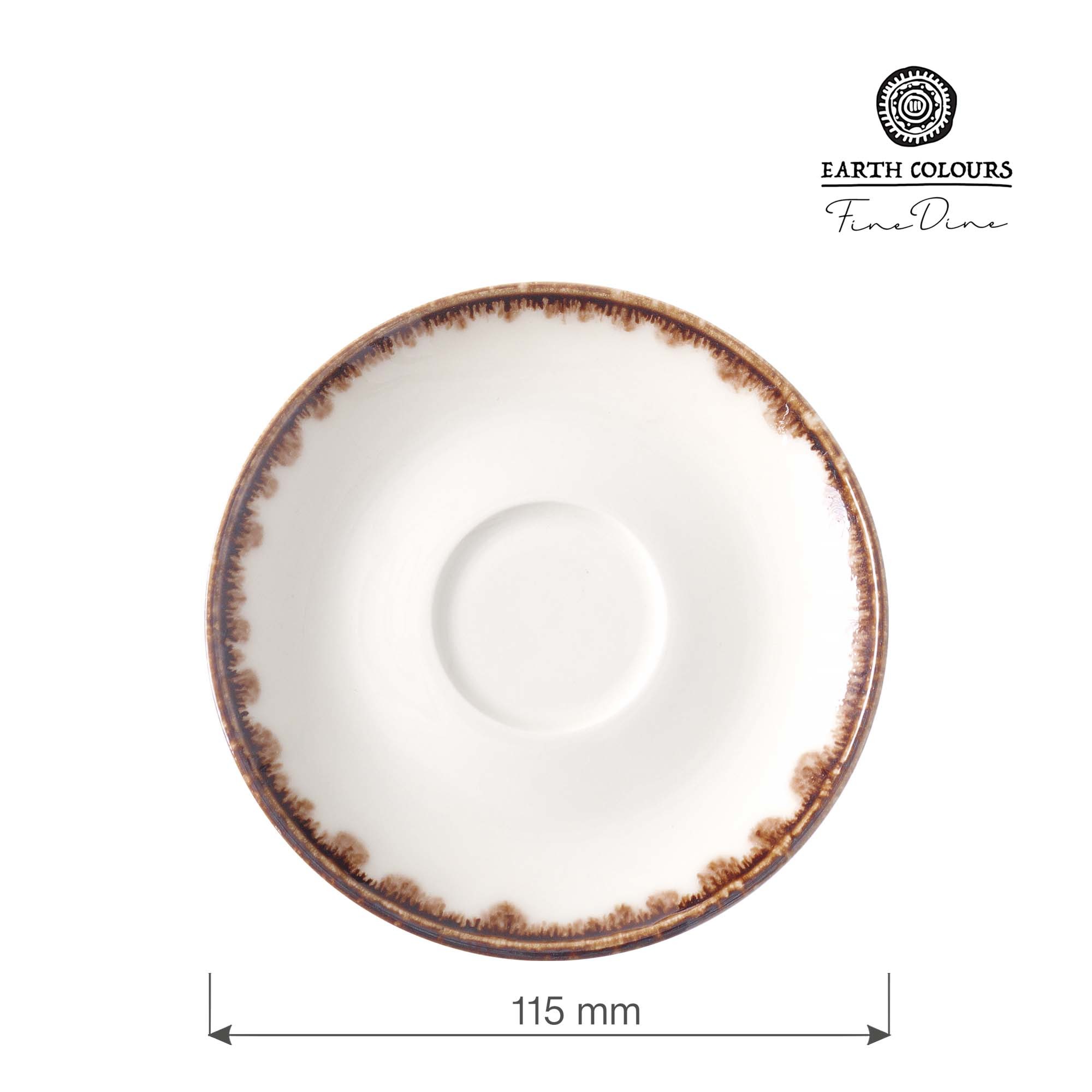 Spodek do espresso Vanilla - 115 mm | Fine Dine