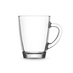 Szklany kubek do kawy Vega z uchem - 250 ml