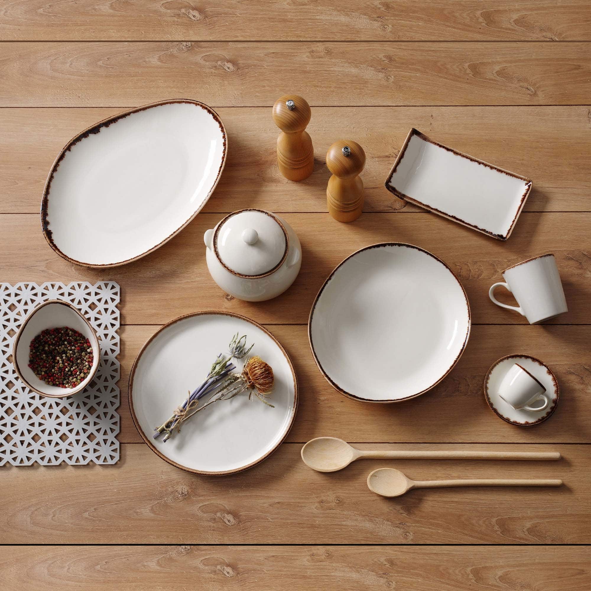 Talerz do makaronu Vanilla - 270 mm | Fine Dine