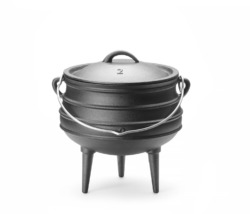 Garnek żeliwny - czarny - 6 L - Ø 245x(V)280 mm | Hendi 629291