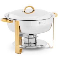 Chafing Dish - okrągły - 4,5 l | Royal Catering