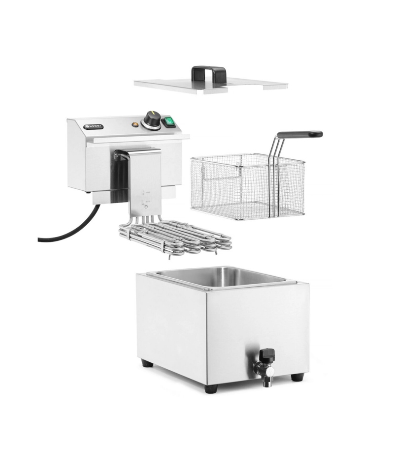 Wysokowydajna frytownica GOLIATH - 10 L - 400V/10200 W | Hendi 209431