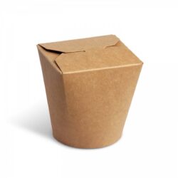 Food box (PAP/PE) - 750 ml - brązowy | 50 szt.