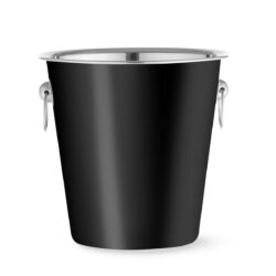 Wiaderko do szampana - 3,3 L - czarne | Bar up