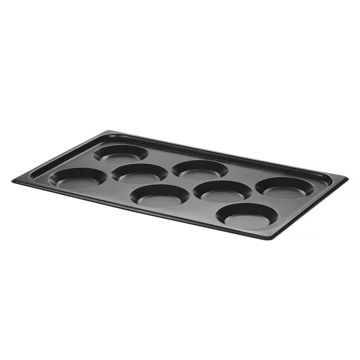 Blacha aluminiowa z formami na naleśniki i jajka GN 1/1 - 530x325 mm | Hendi 808856