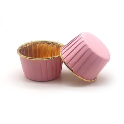 Papilotki do muffinów - zestaw 50 szt. - różowe | Gastrokitchen