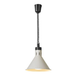 Lampa grzewcza - 250 W - Ø 275x250 mm - biała | Hendi 273937