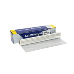 Folia aluminiowa - aluminiowa - ekstra gruba - 38 cm × 60 m - 16 µm | Gastrokitchen