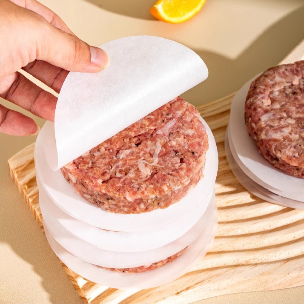 Przekładki do hamburgerów - 10 cm - 50 szt. | Gastrokitchen