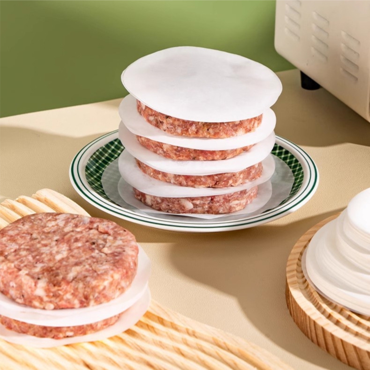 Przekładki do hamburgerów - 10 cm - 50 szt. | Gastrokitchen