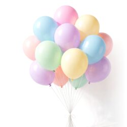 50 szt. pastelowych balonów - 25 cm | Gastrokitchen