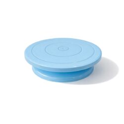 Obrotowy stojak na tort - Ø 27,5 cm - niebieski | Gastrokitchen