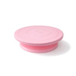 Obrotowy stojak na tort - Ø 27,5 cm - różowy | Gastrokitchen