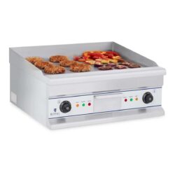 Elektryczna płyta grillowa gładka - 60 cm - 2x4 kW | RCG 60S