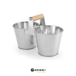 Podwójne wiaderko na sztućce | Hendi 425954